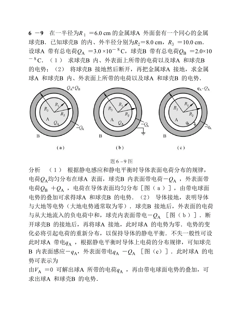 大学物理学第6章作业题_第1页