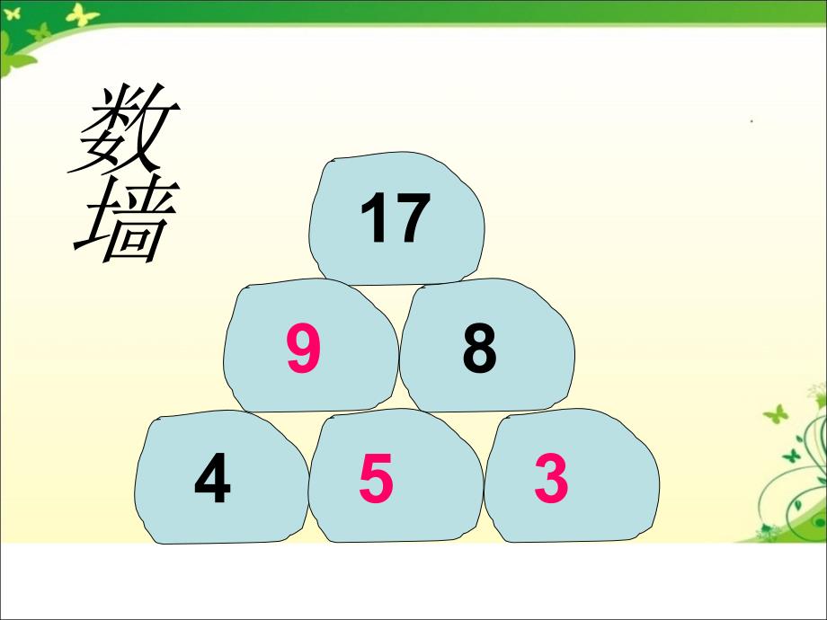 一年级上册数学课件-3.820以内的数及其加减法（数墙）▏沪教版 (共14张PPT) (1)_第1页