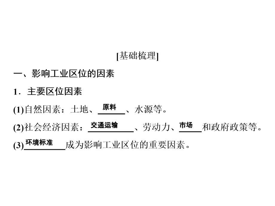 鲁教高考地理一轮课件72工业生产与地理环境_第4页