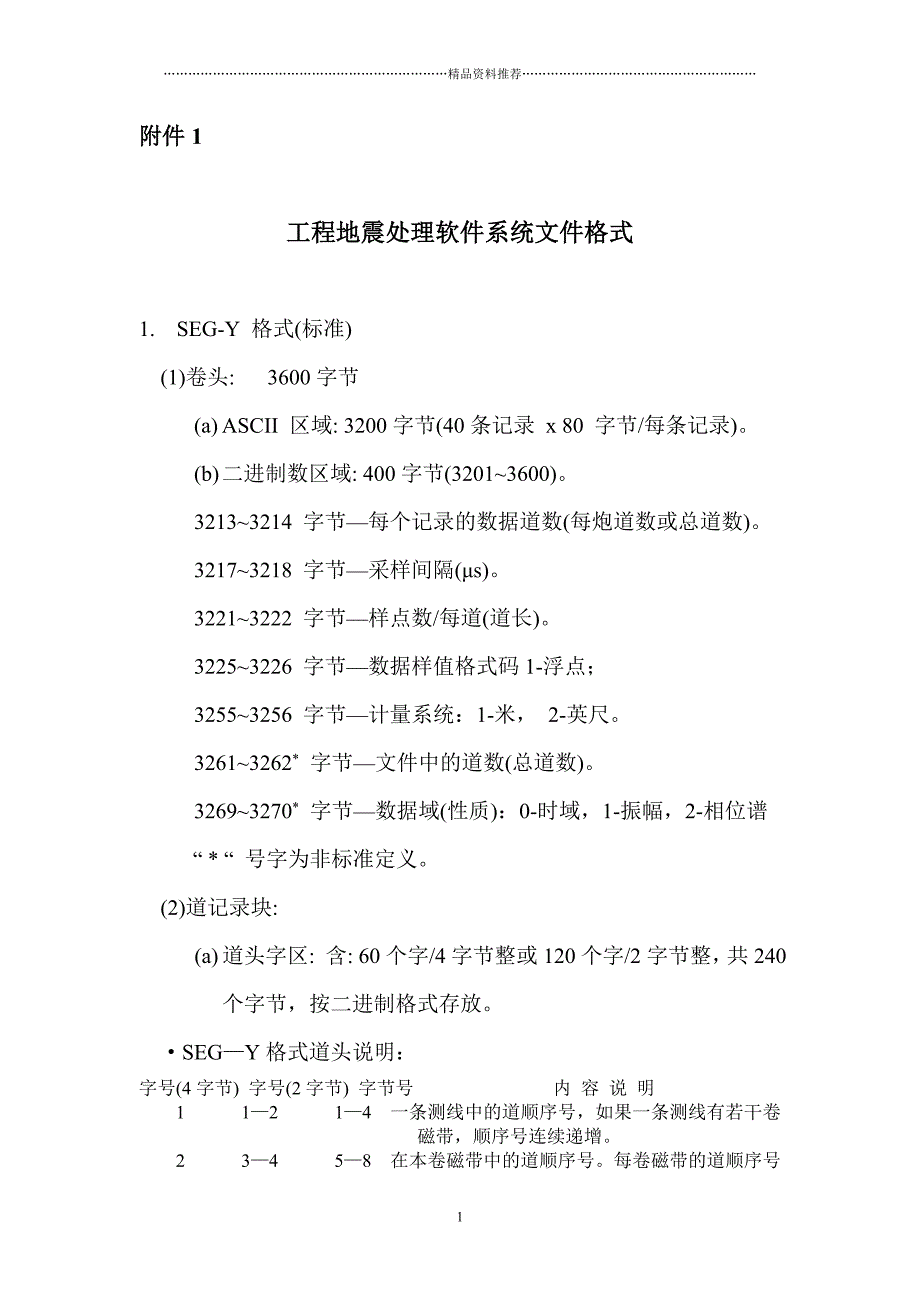 工程地震处理软件系统文件格式精编版_第1页