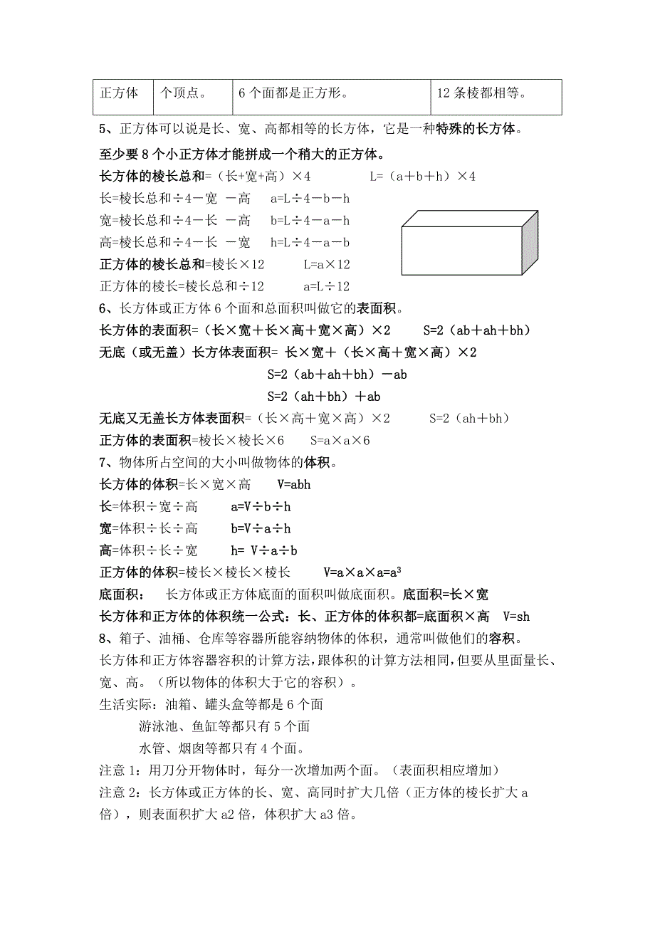 最新人教版数学五下总复习知识点(最完整)_第4页