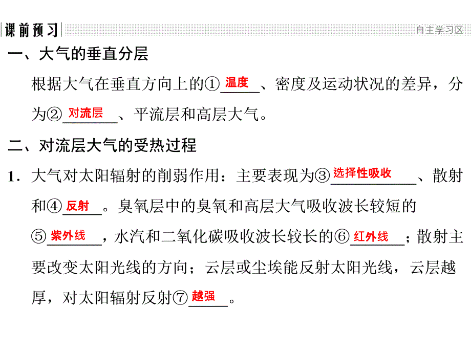 地理高一人教浙江必修一课件第二章地球上的大气231_第4页