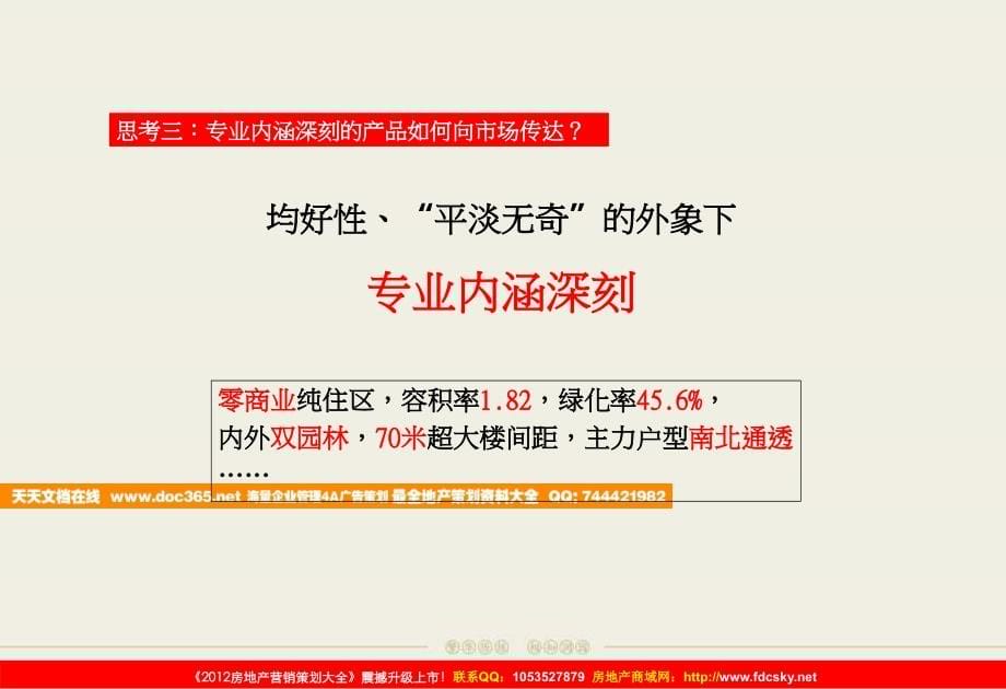 2012年3月厦门国贸润园营销顾问整合推广策略提报.ppt_第5页