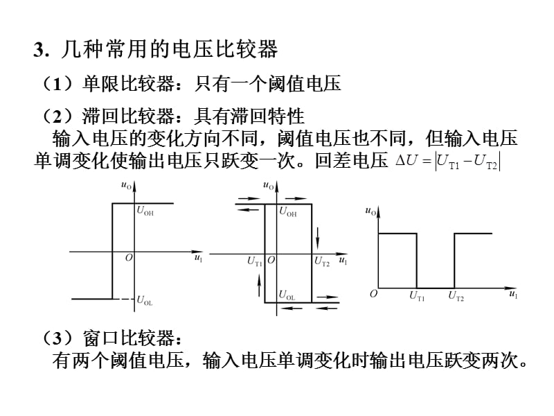 电压比较器和555（课堂PPT）_第3页