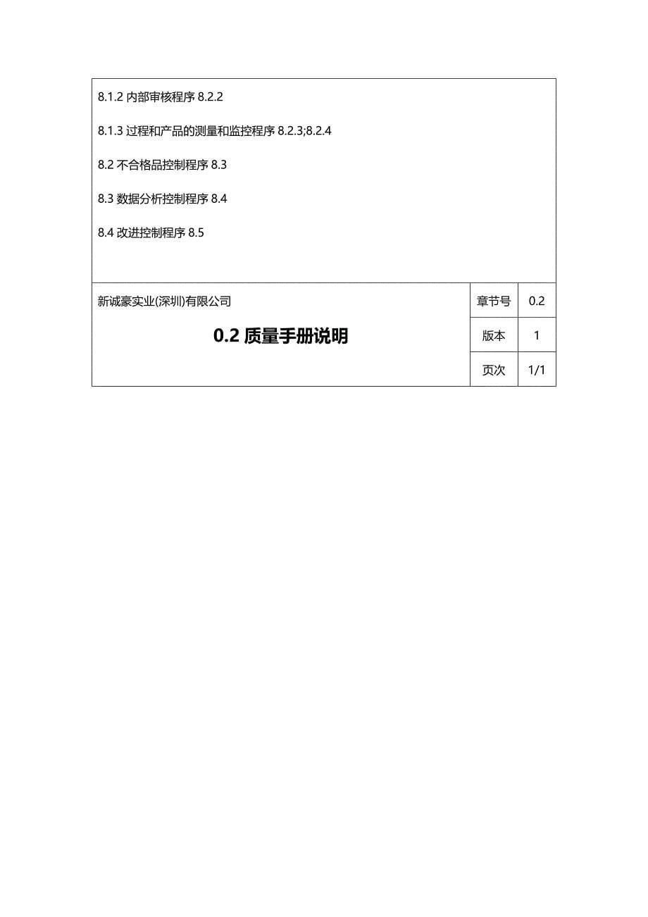 验厂质量手册_第5页