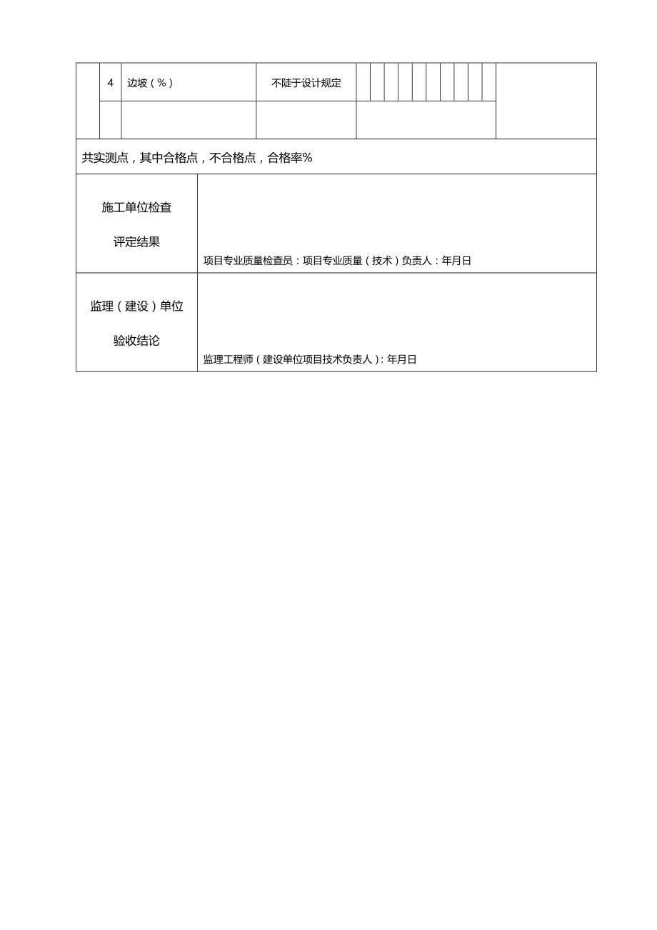 【精品】城镇道路工程表格_第4页