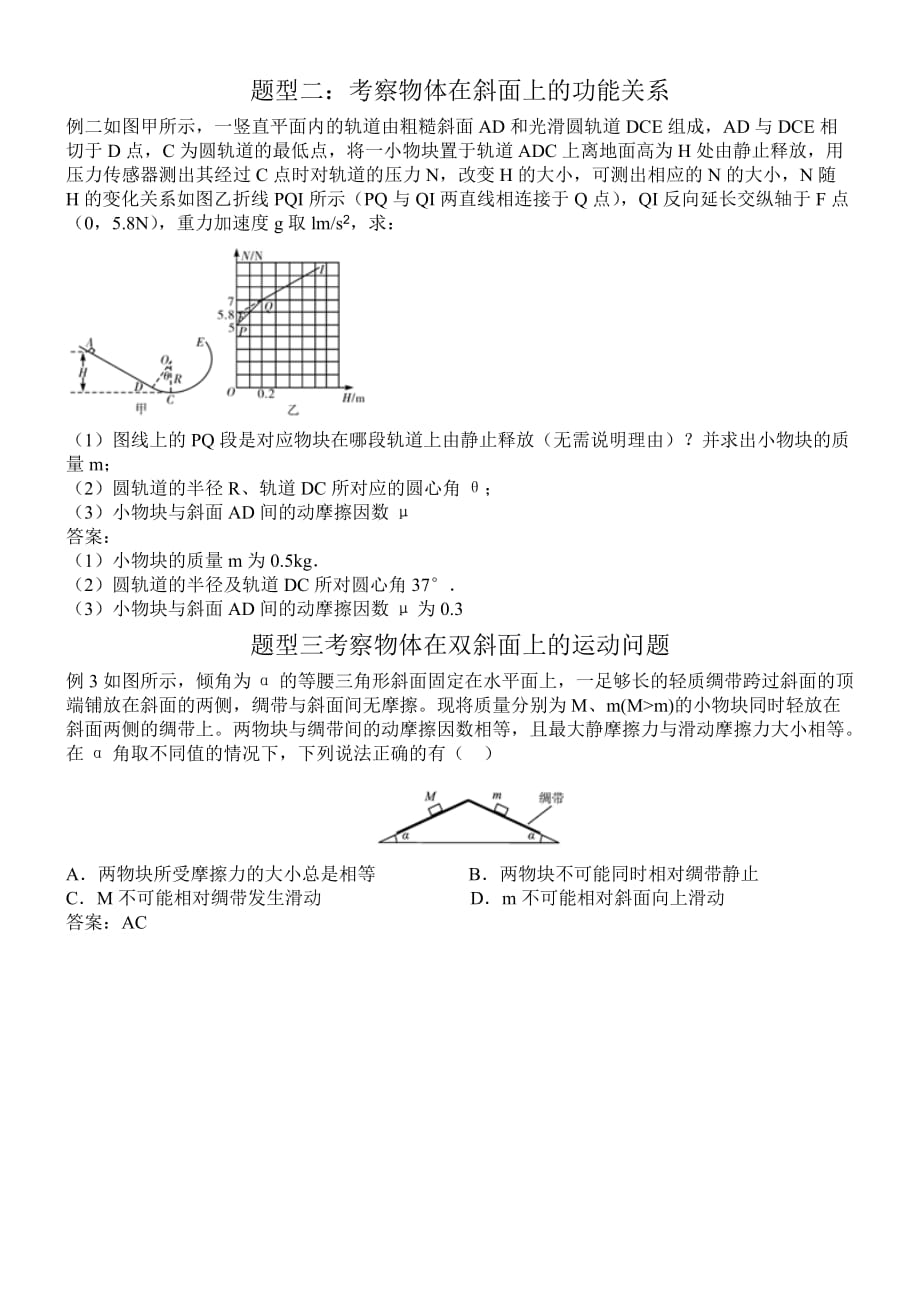 高中物理斜面模型_第2页