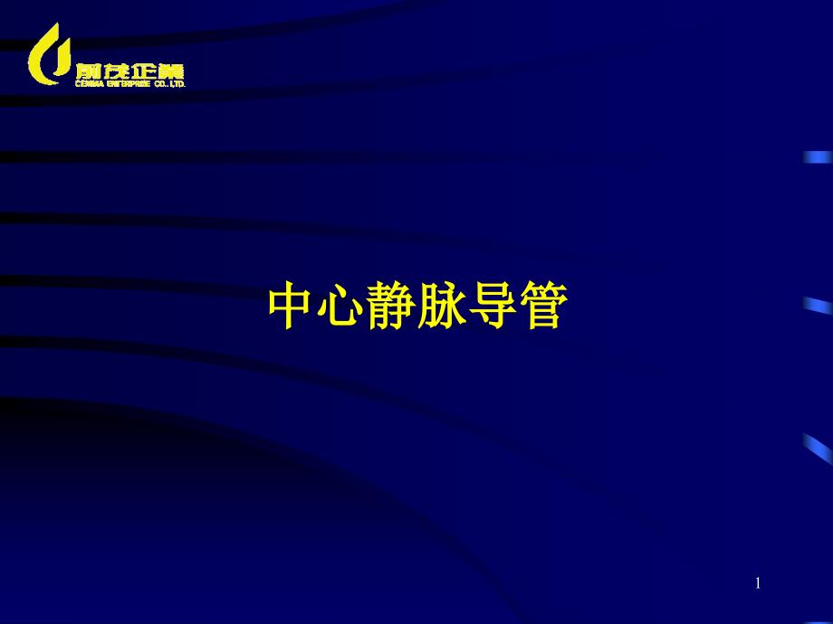 中心静脉导管演示PPT_第1页