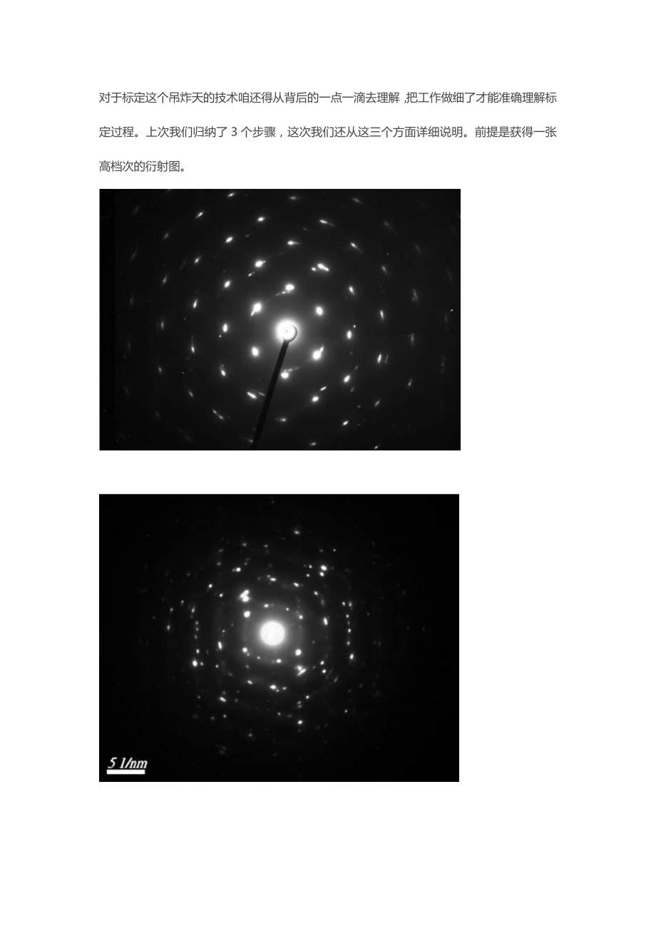 《仅用word完成TEM透射电镜衍射斑点标定》_第1页