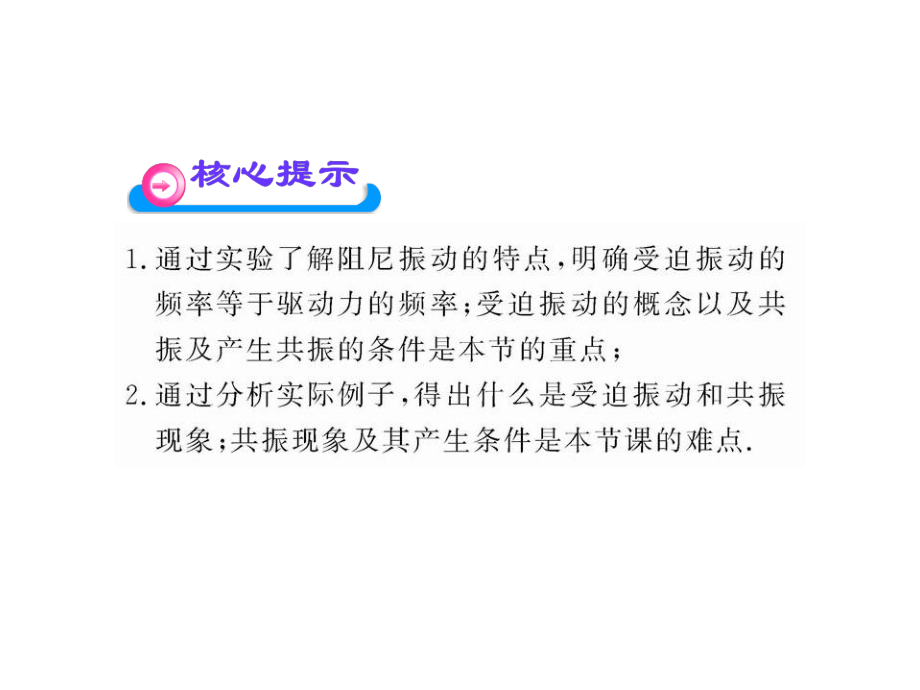 高二物理11.5外力作用下的振动课件人教选修34_第3页