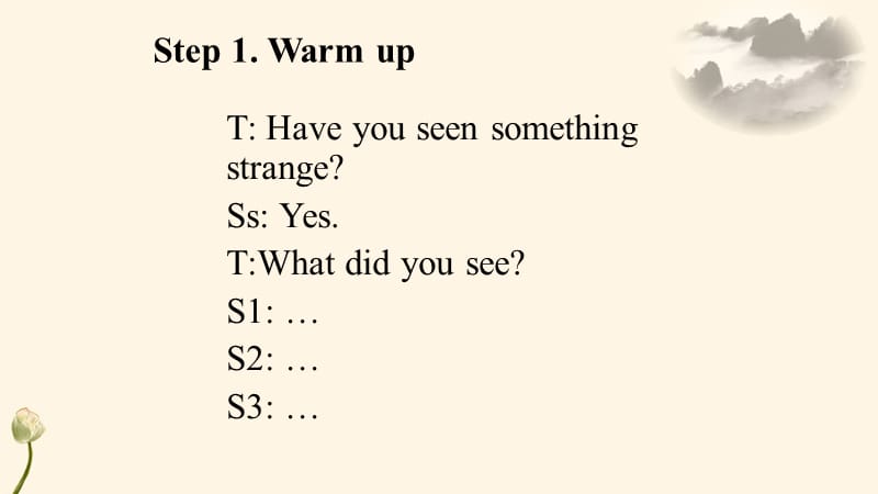 教科版七年级上册英语Unit 3 Believe It or Not--Listening and Speaking课件_第3页