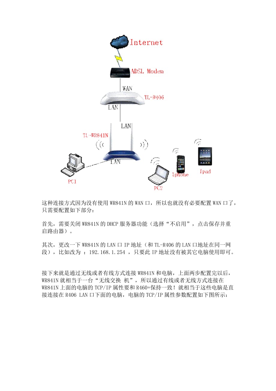 局域网中存在多台宽带路由器的配置方法_第4页