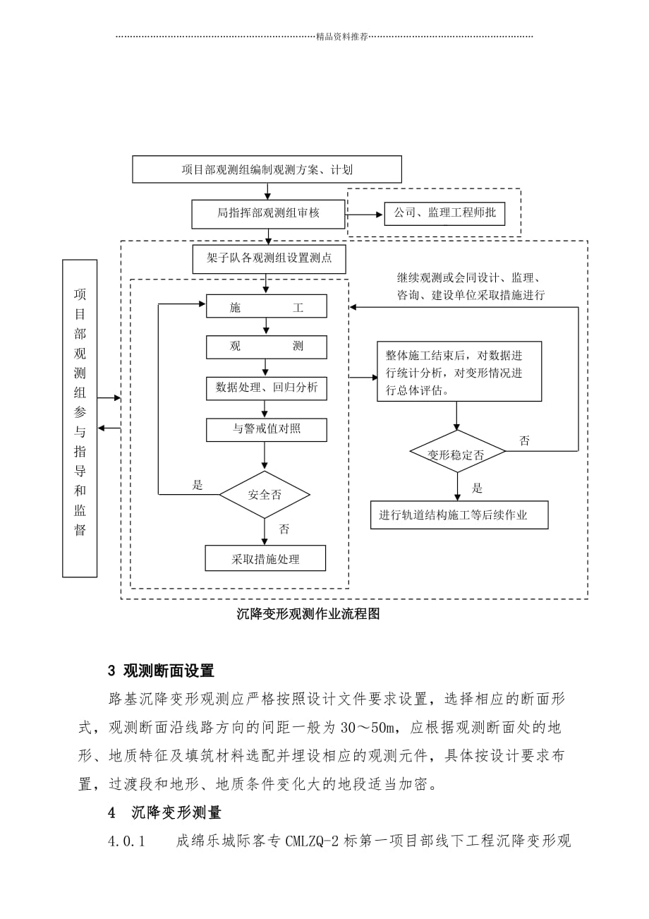 铁路施工作业指导书范本—沉降监测作业指导书精编版_第3页