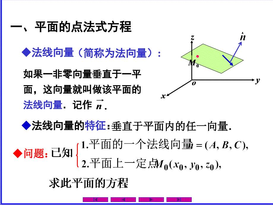 0805平面及其方程电子教案_第2页