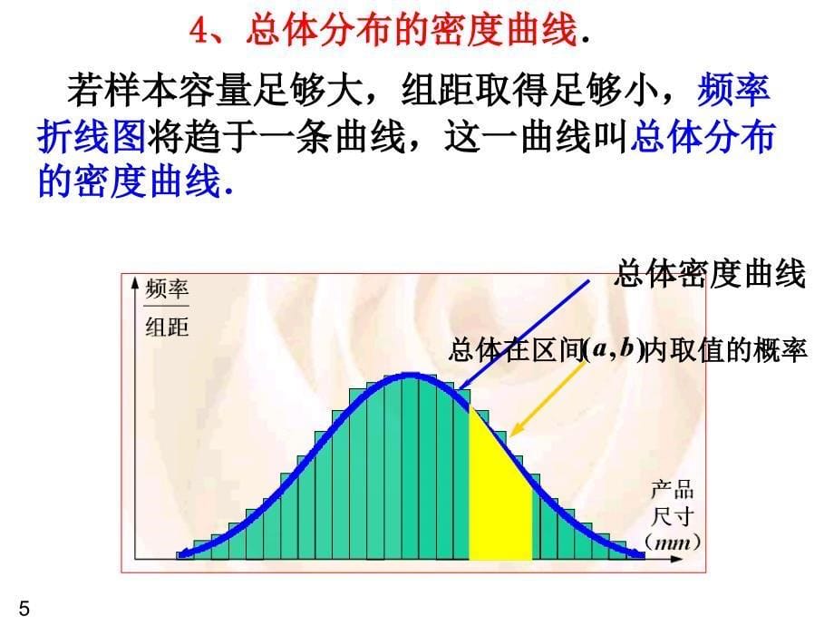 13级：222用样本数字特征估计总体数字特征电子教案_第5页