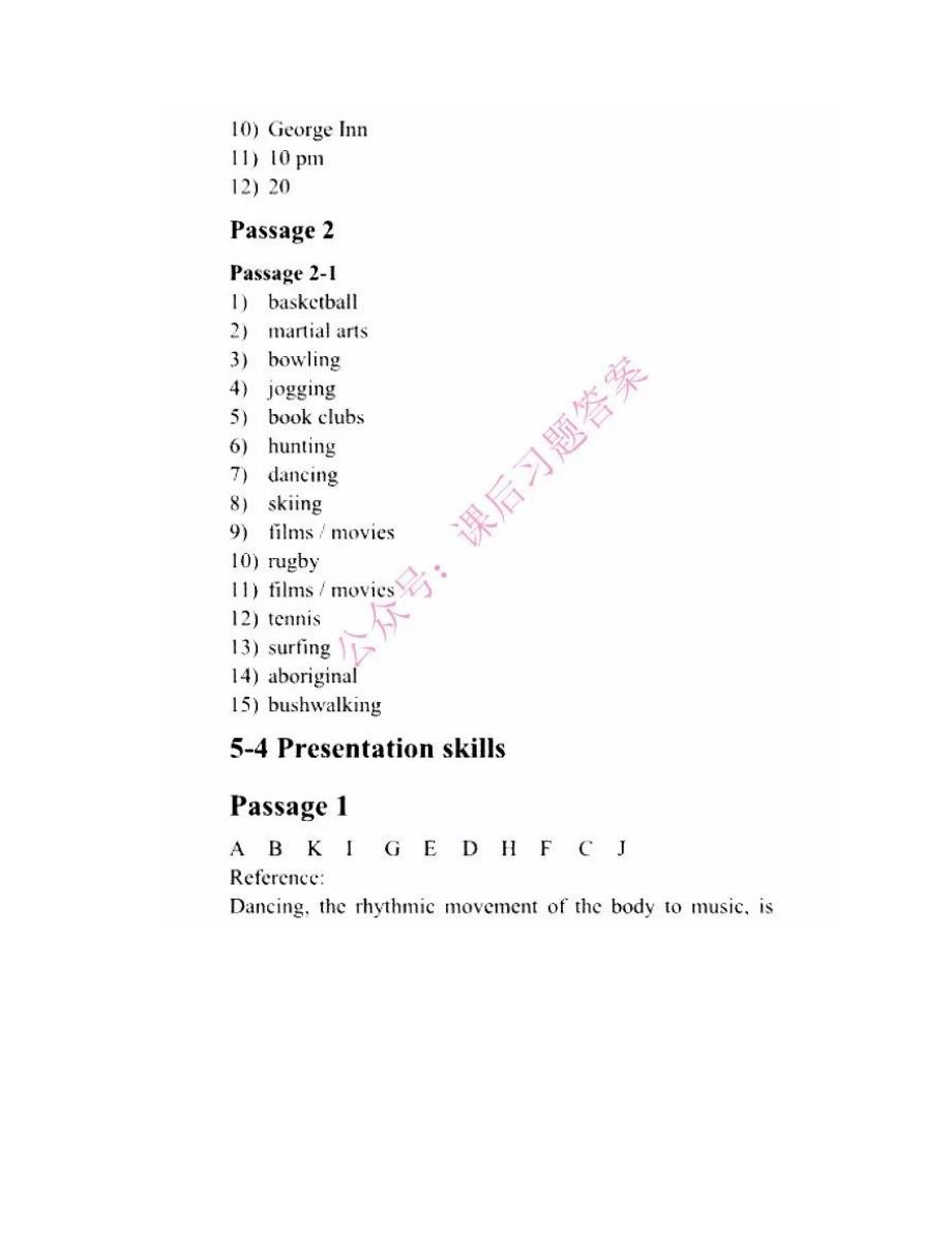 U校园新标准大学英语视听说教程2课后答案unit5+6_第4页