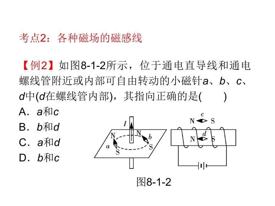 高三物理一轮复习课件人教第8章第1节磁场及其描述_第5页