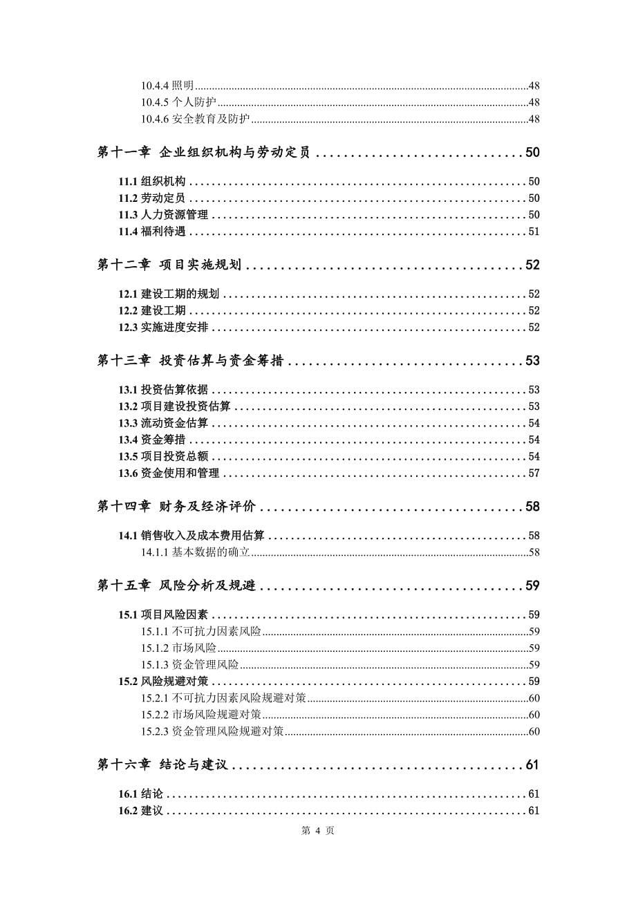 硫化氢生产建设项目可行性研究报告_第5页