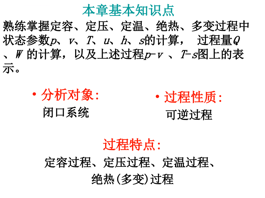 工程热力学第四章理想气体热力过程ppt课件_第2页