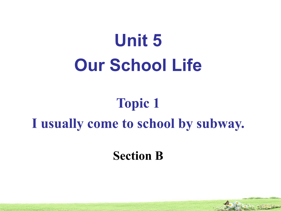 i 七（下）Unit 5 Topic 1 Section B 课件(共30张PPT)_第2页