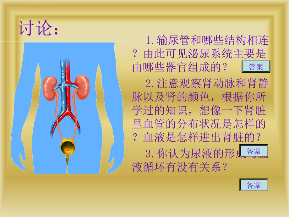 尿的形成和排出PPT课件6 人教版_第4页