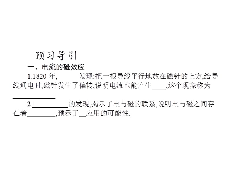 高中物理人教选修11课件第二章二电流的磁场_第4页