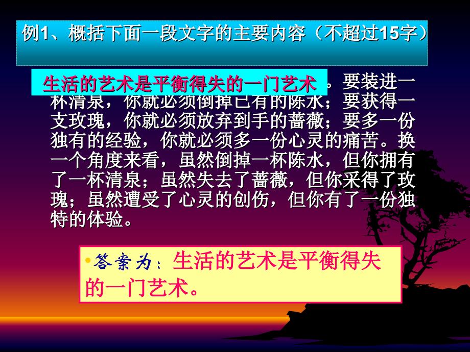 高考语文总复习：语段压缩的一般方法分解_第3页