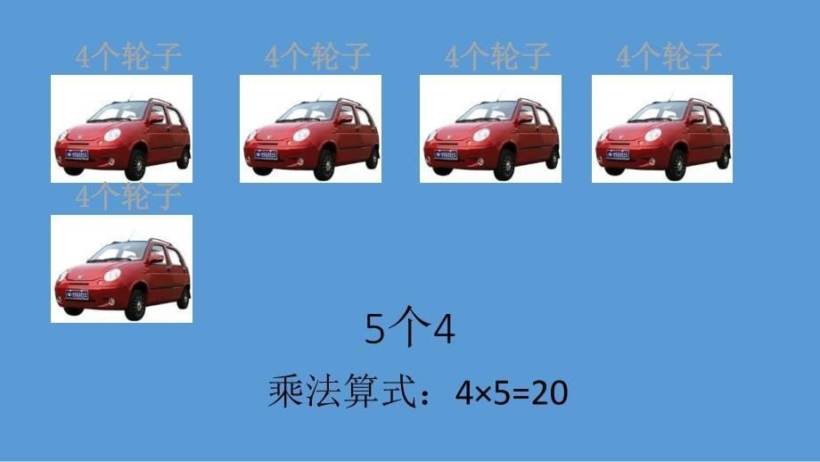 二年级上册数学课件-2.7 乘法、除法一（4的乘法）▏沪教版 (共13张PPT)_第5页