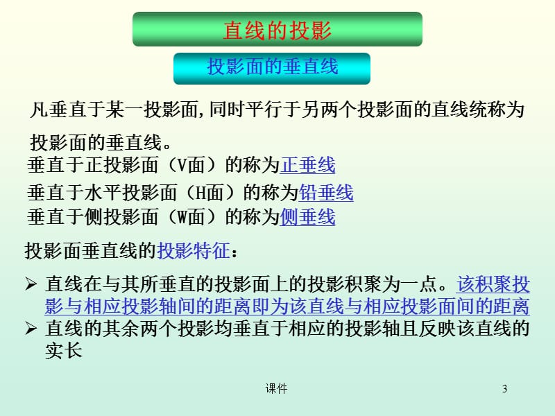 工程制图课件--2直线的投影教学案例_第3页