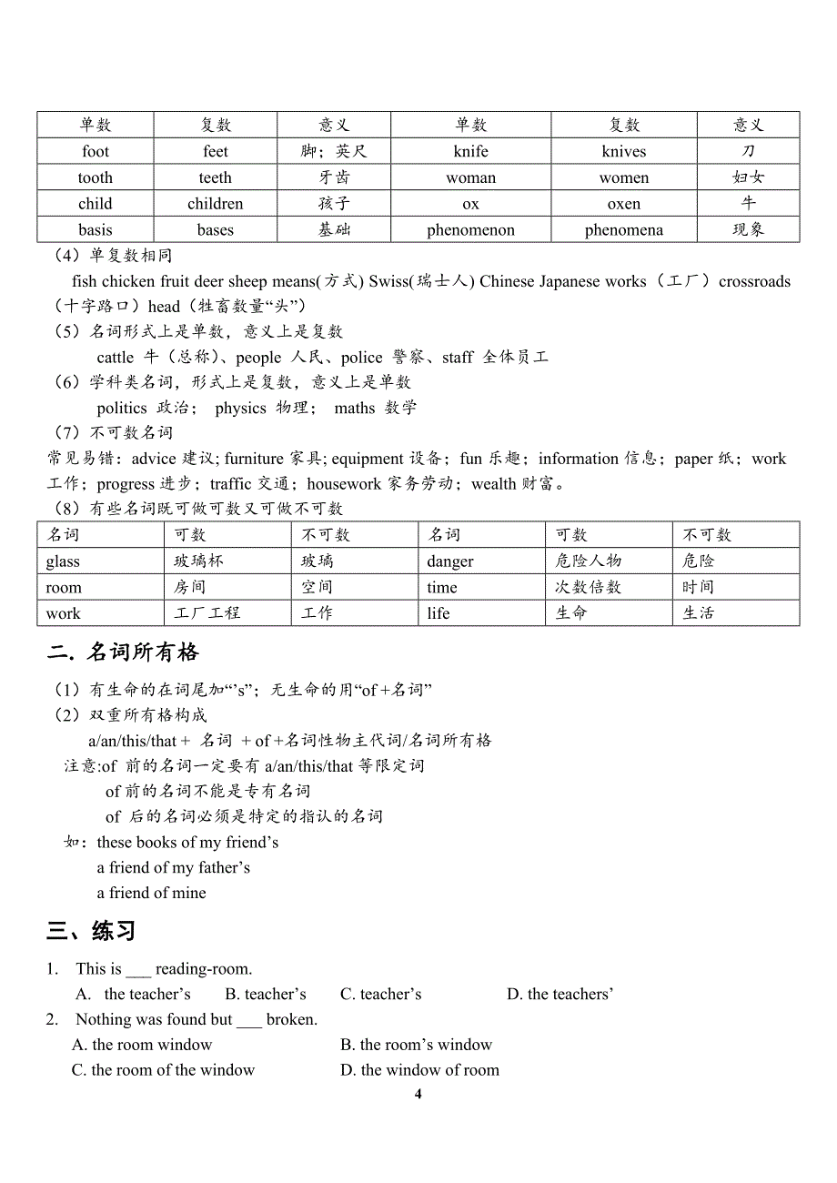 986编号初中英语零基础知识点_第4页