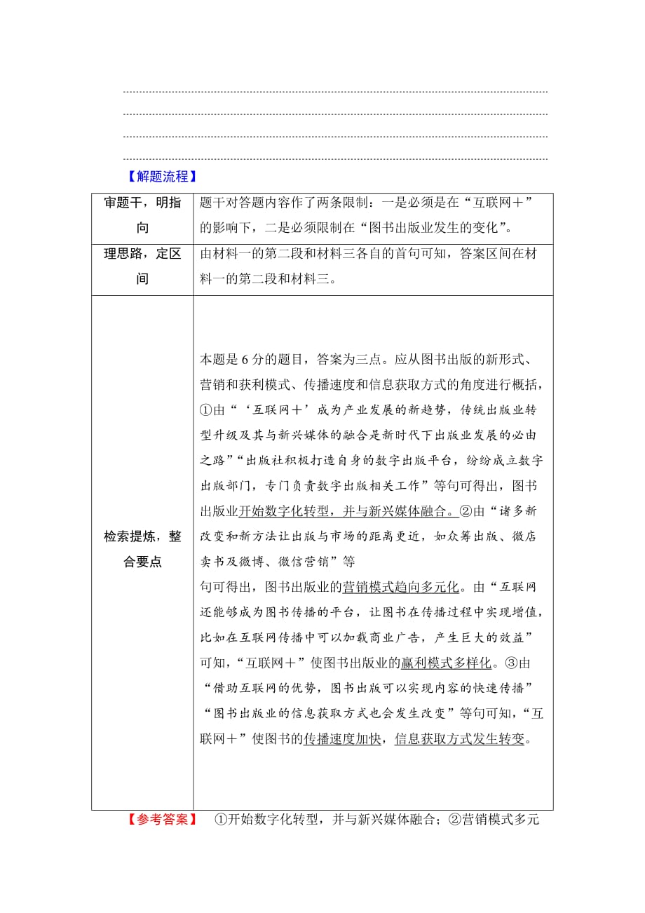 高考语文二轮提分攻略讲义专题4提分攻略33步走分析概括新闻材料内容要点Word含答案_第2页