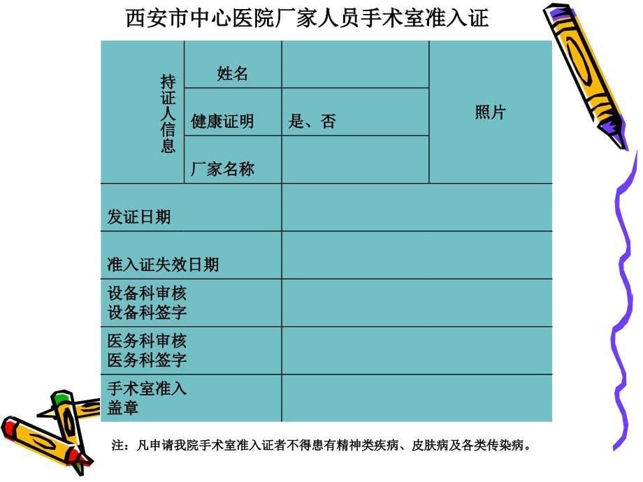 手术室外来人员器械材料的管理流程课件_第5页