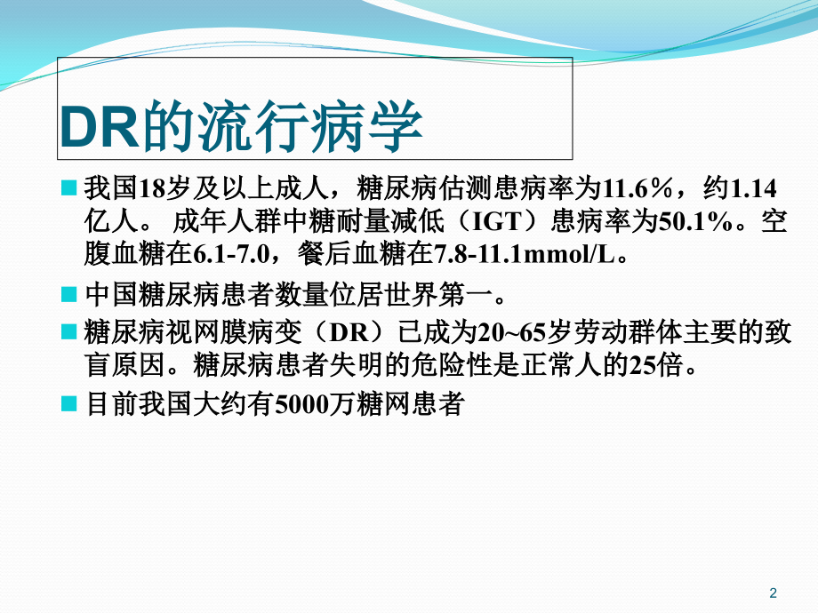 糖尿病视网膜病变介绍-文档资料_第2页