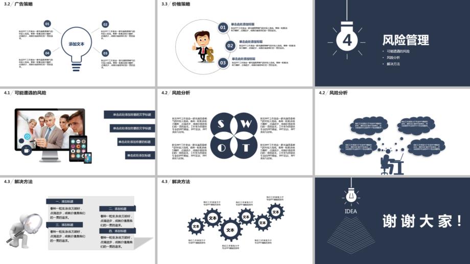 【集思广益汇聚光芒】商业创业计划书PPT模版_第4页