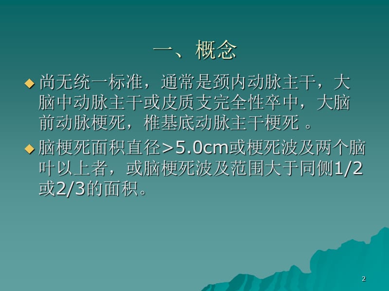 许予明大面积脑梗死的诊断与治疗-文档资料_第2页