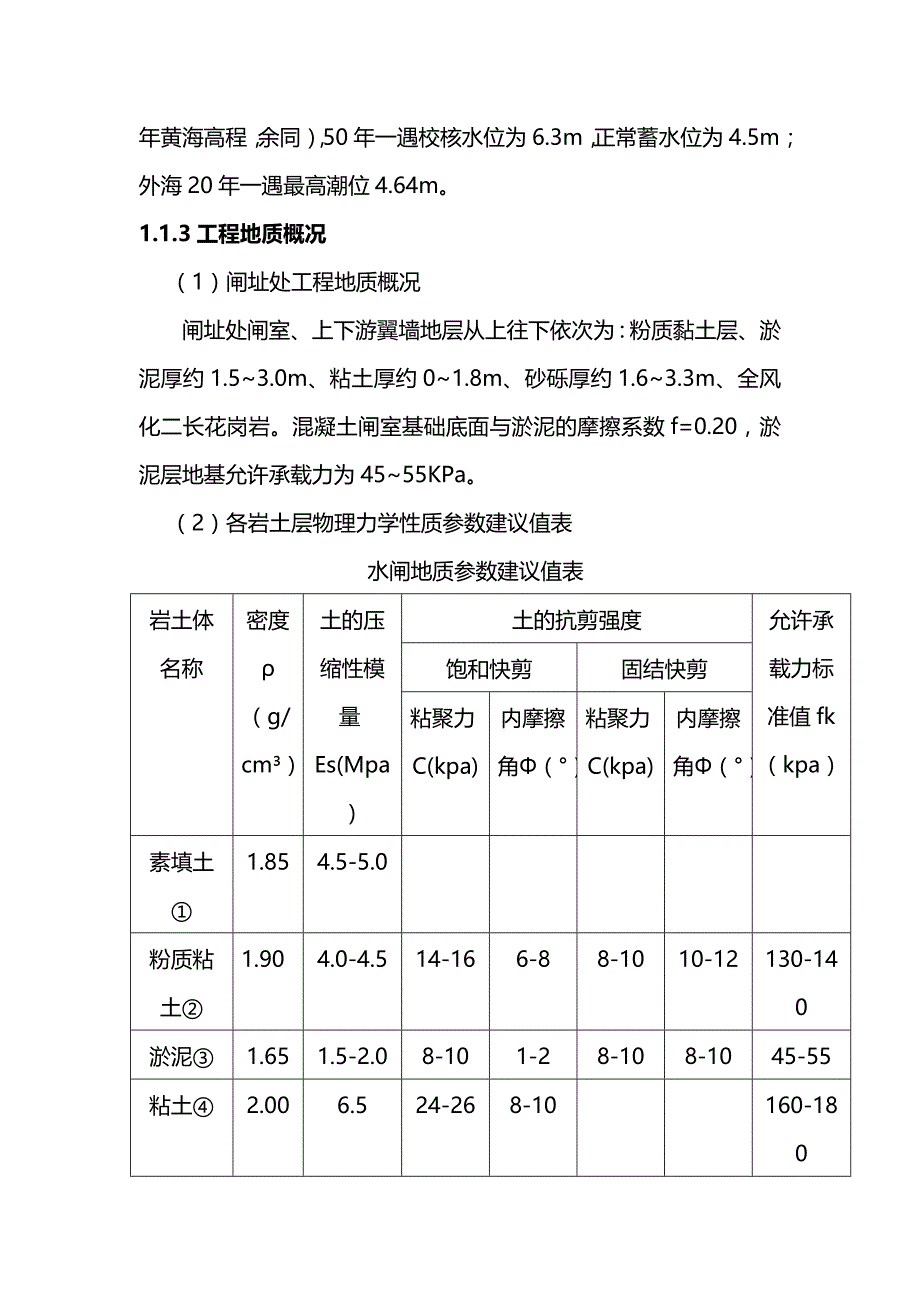 【精编】峰崎水闸施工组织设计监理质监审核过_第3页