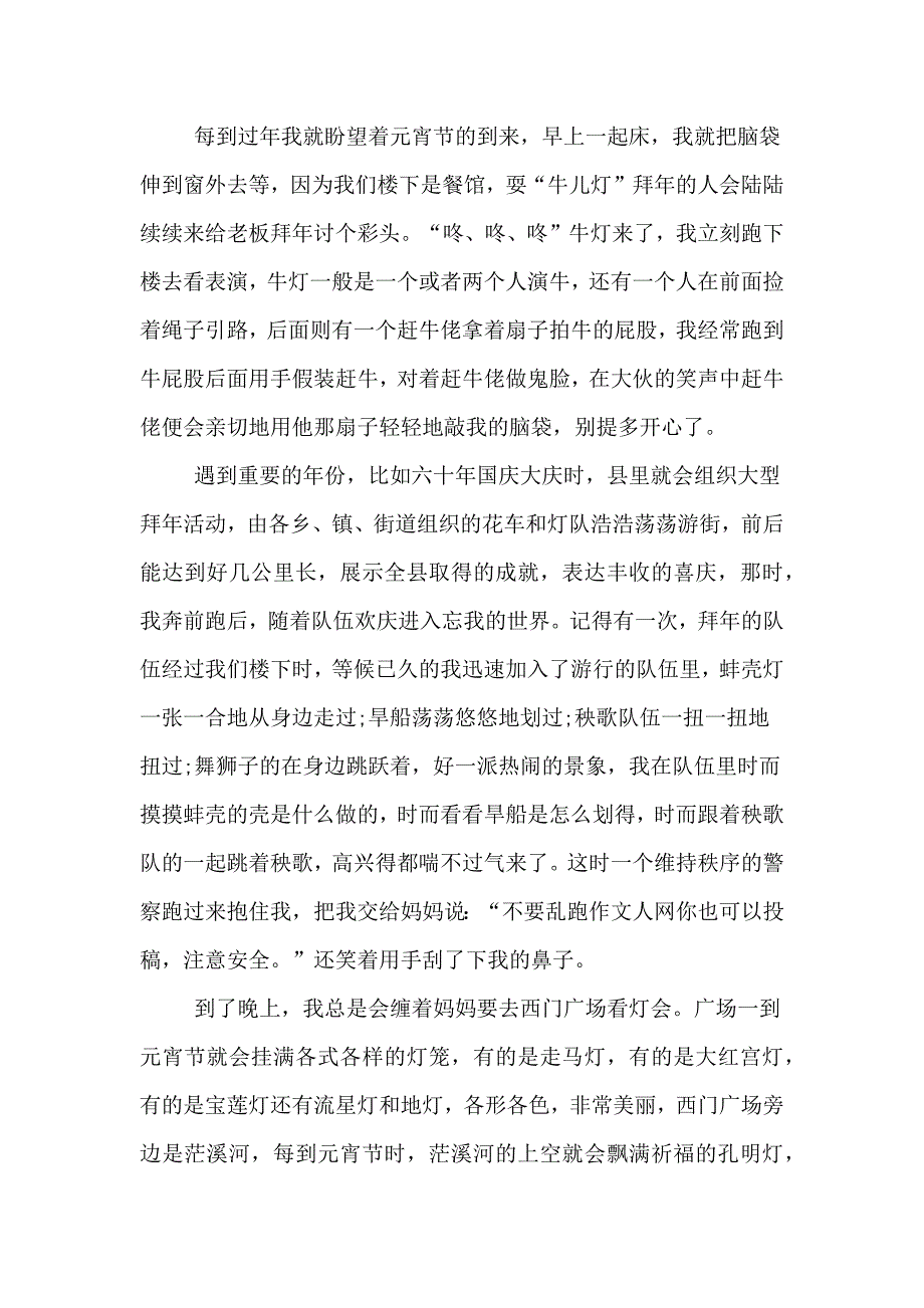 关于过元宵节的日记15篇_第2页