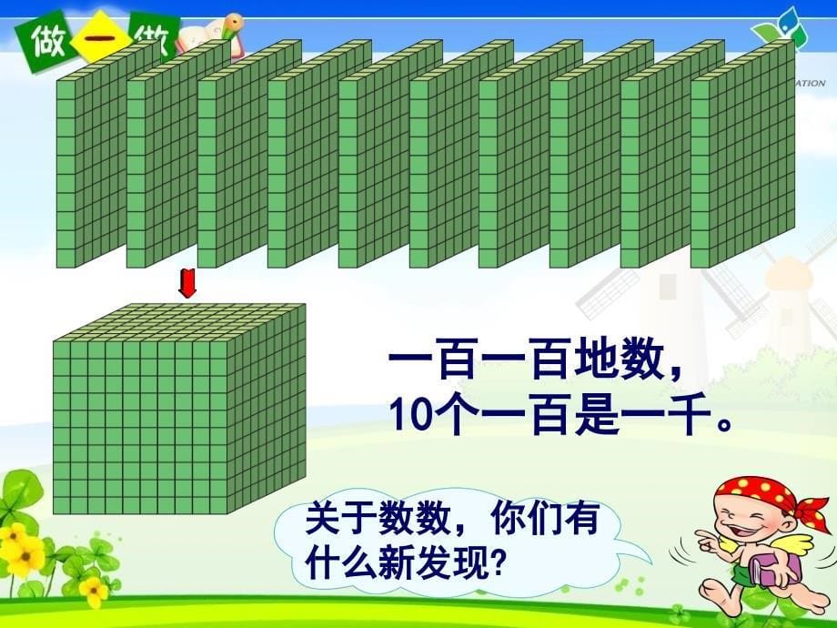 新课标人教版小学数学二年级下册《1000以内数的认识》课件_第5页