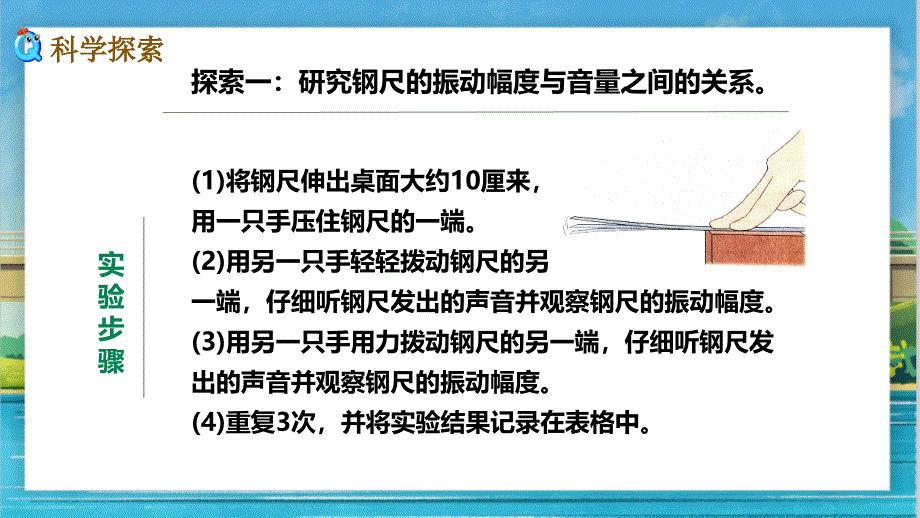 【四年级上册科学教科版】1.5 声音的强与弱 课件PPT_第4页