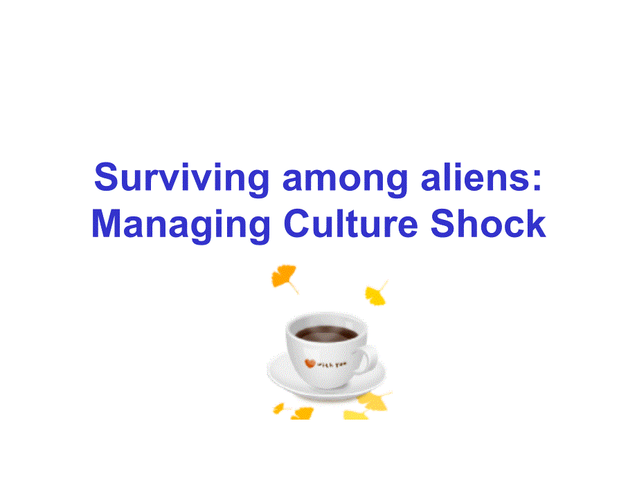 cultureshock跨文化交际_第1页