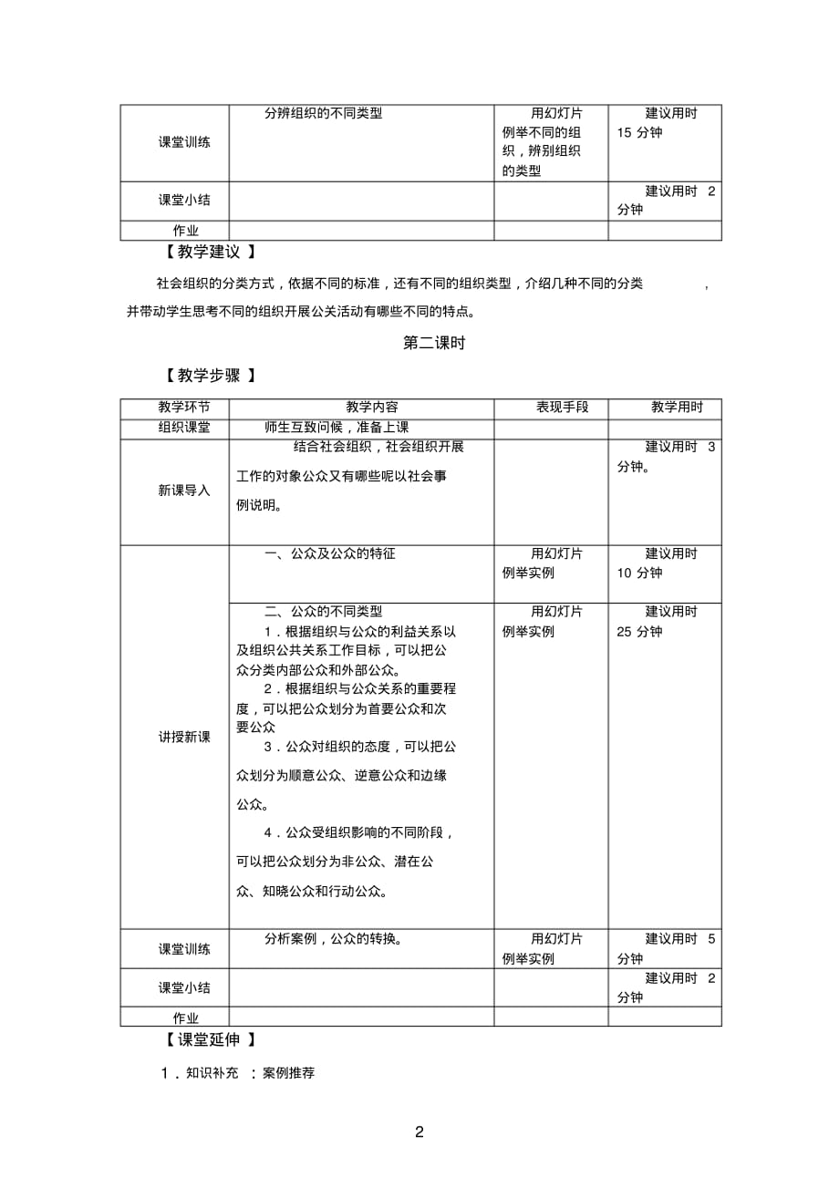 公共关系基础电子教案(2)[整理]_第2页