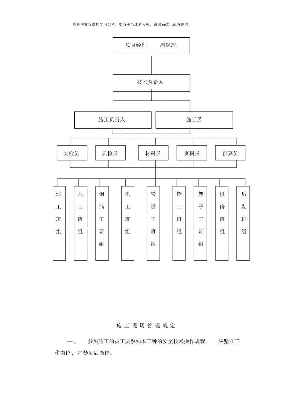 文明工地创建实施要求及实施方案样本[学习]_第5页