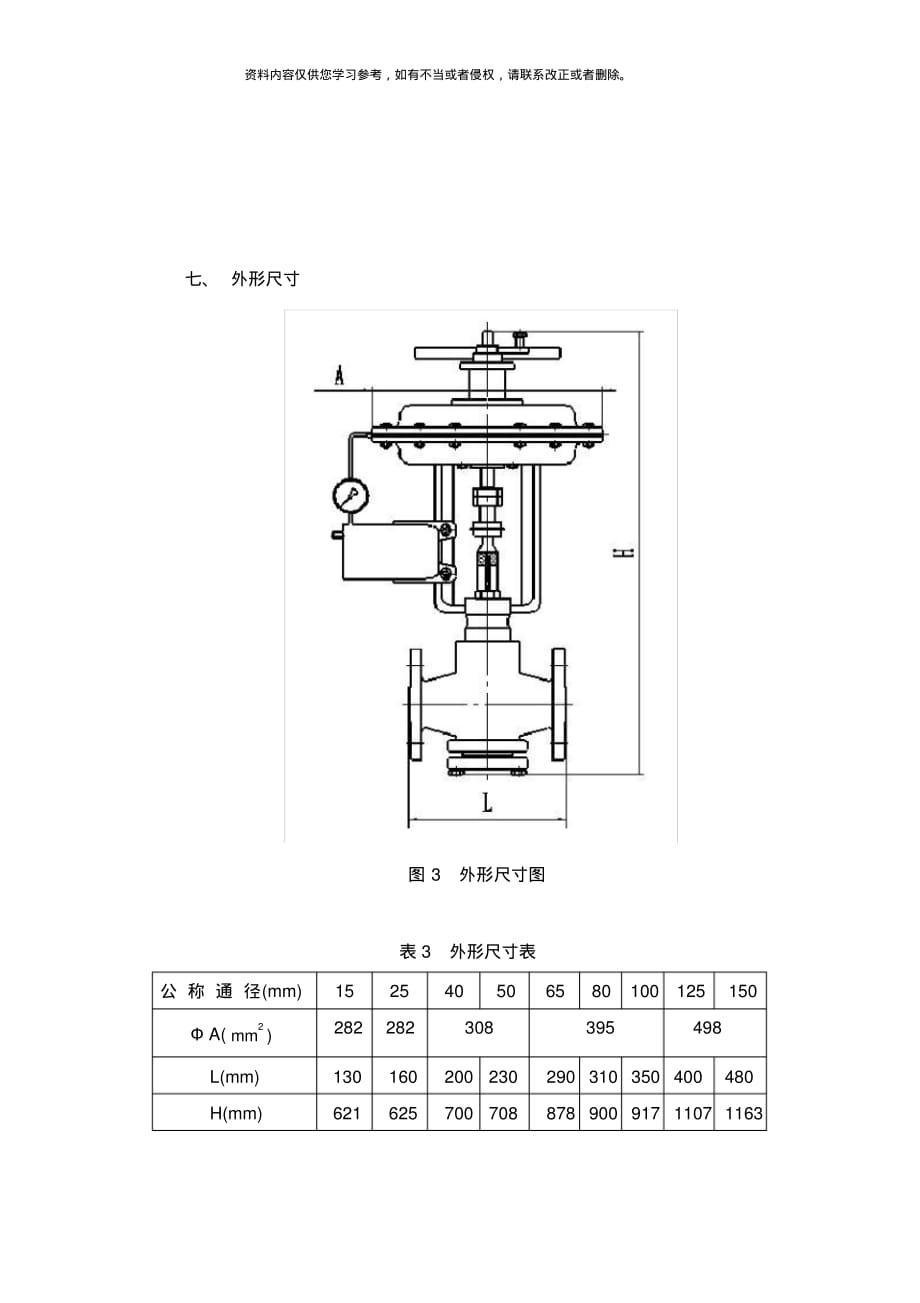 气动薄膜调节阀说明书中文样本[借鉴]_第4页