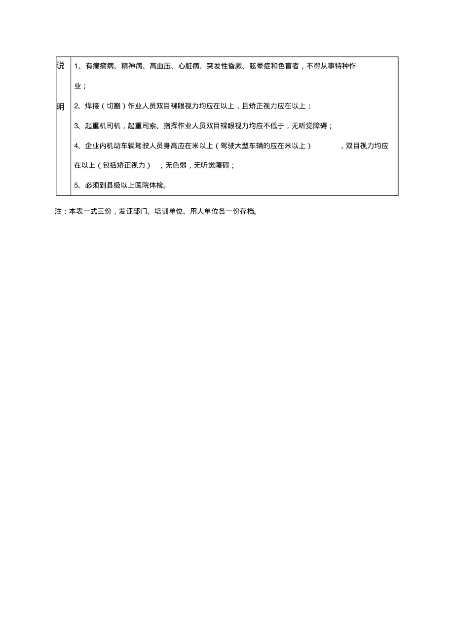 特种作业人员体格检查表[学习]_第2页