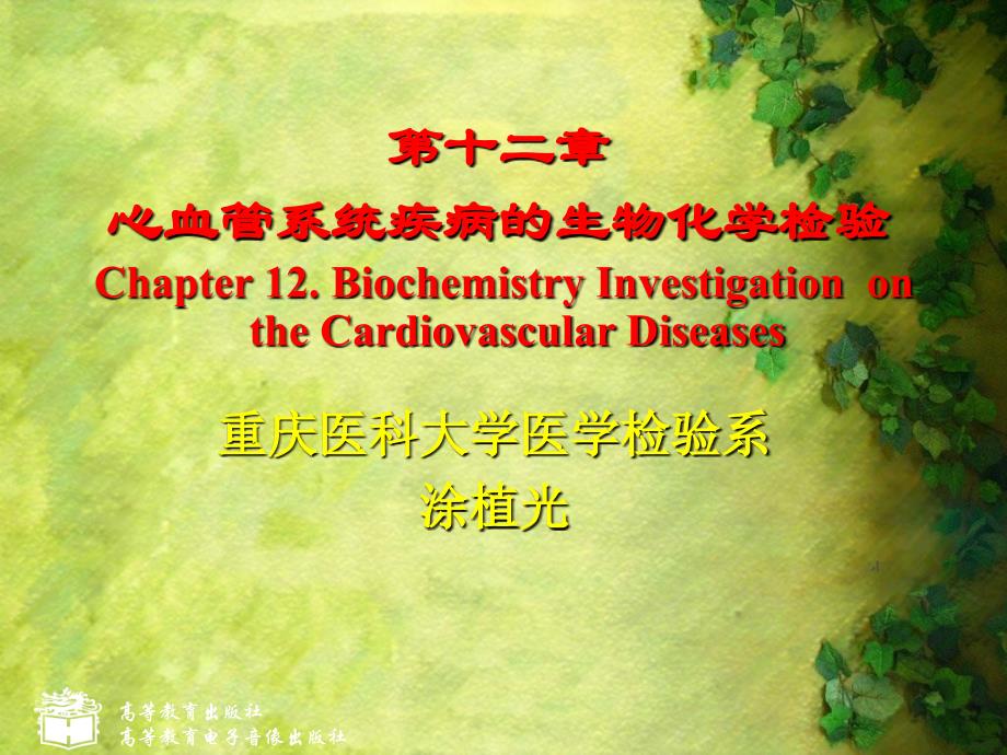 心肌损伤标志物实验室检查(12章)_第1页