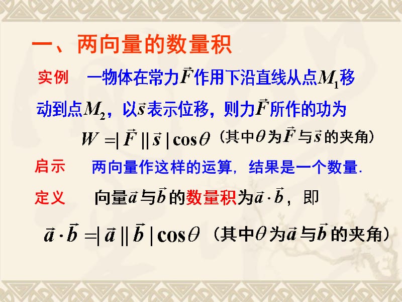 向量的数量积和向量积讲解材料_第2页