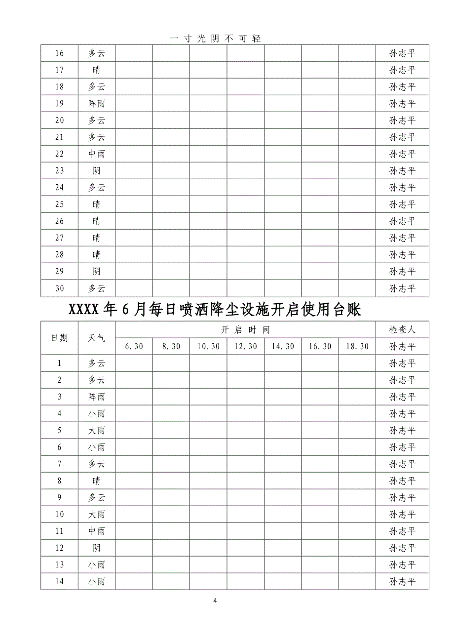 喷淋台账（2020年8月）.doc_第4页