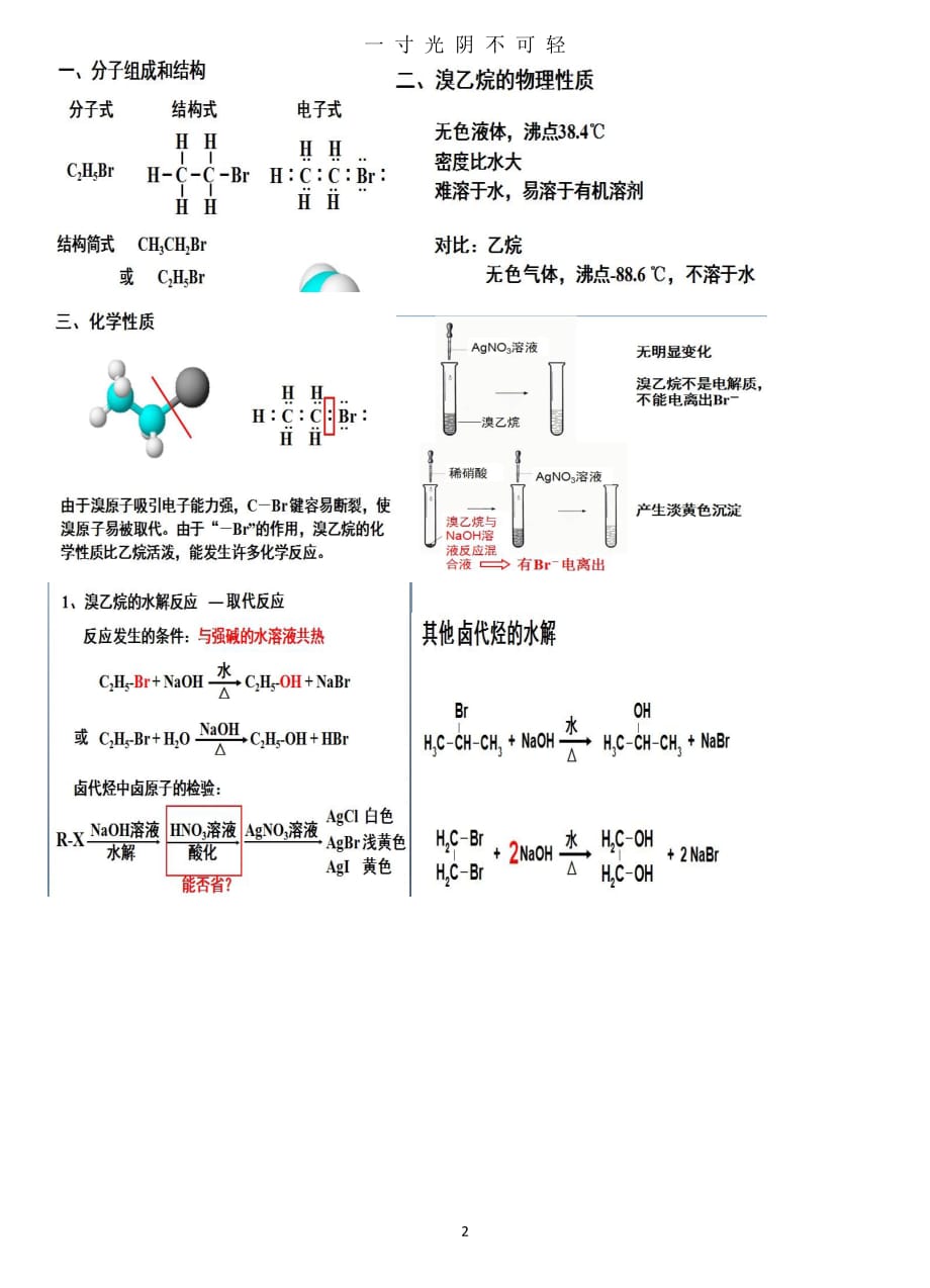 高二化学选修五（2020年8月整理）.pdf_第2页