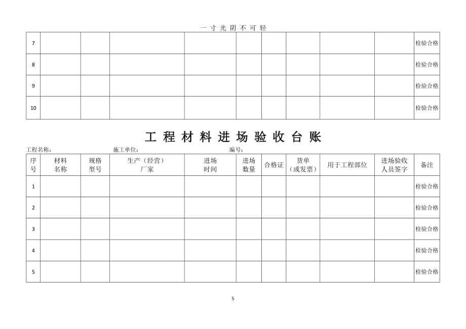 工程材料进场验收台账（2020年8月）.doc_第5页