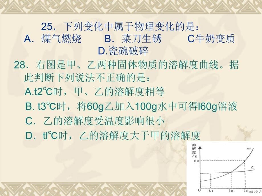 2010年海南省中考化学科试题分析及教学建议课件_第5页